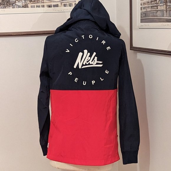 NKLS Quebec City Urban Streetwear Windbreaker with hood - Picture 7 of 9